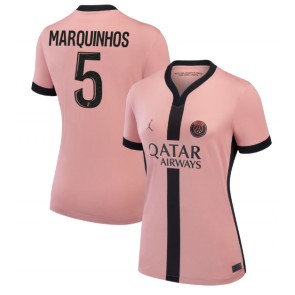 Paris Saint-Germain Marquinhos #5 Tredje trøje Dame 2024-25 Kort ærmer